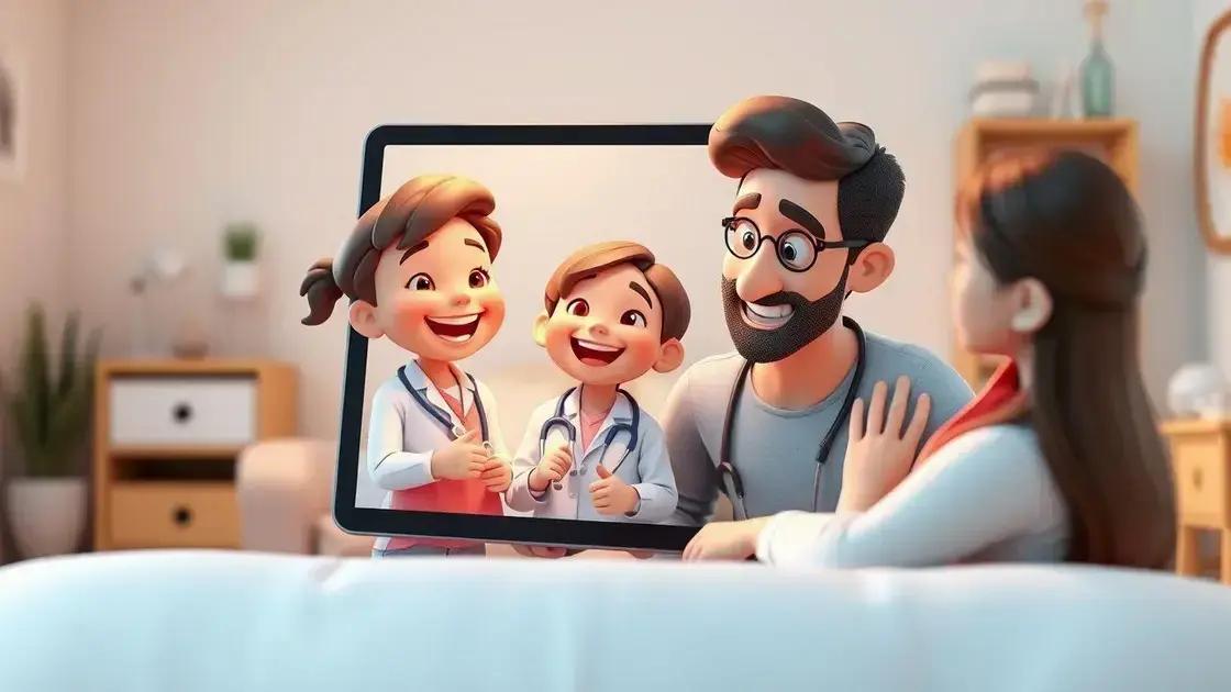 Benefícios da telemedicina para crianças