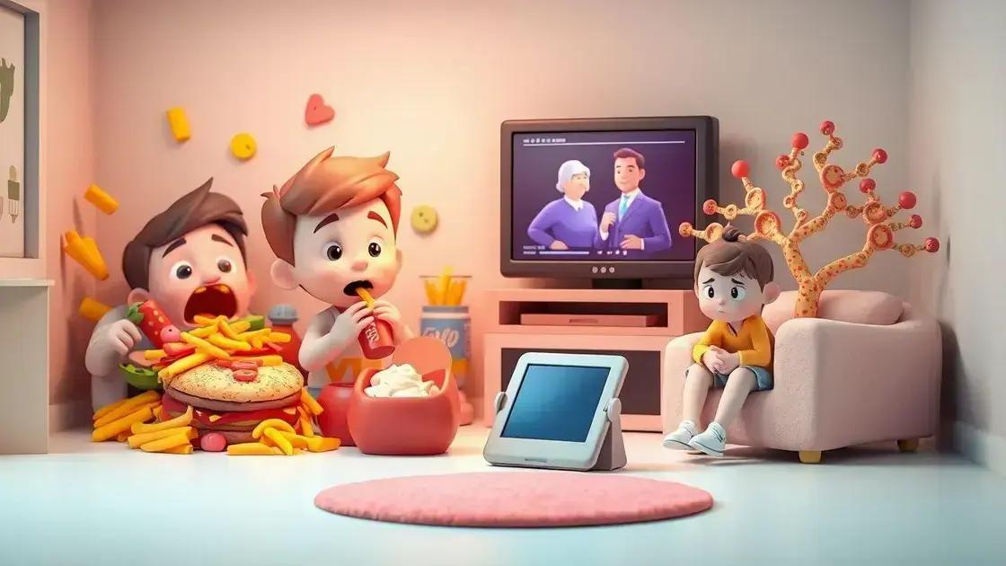 Causas da obesidade infantil Causas da obesidade infantil